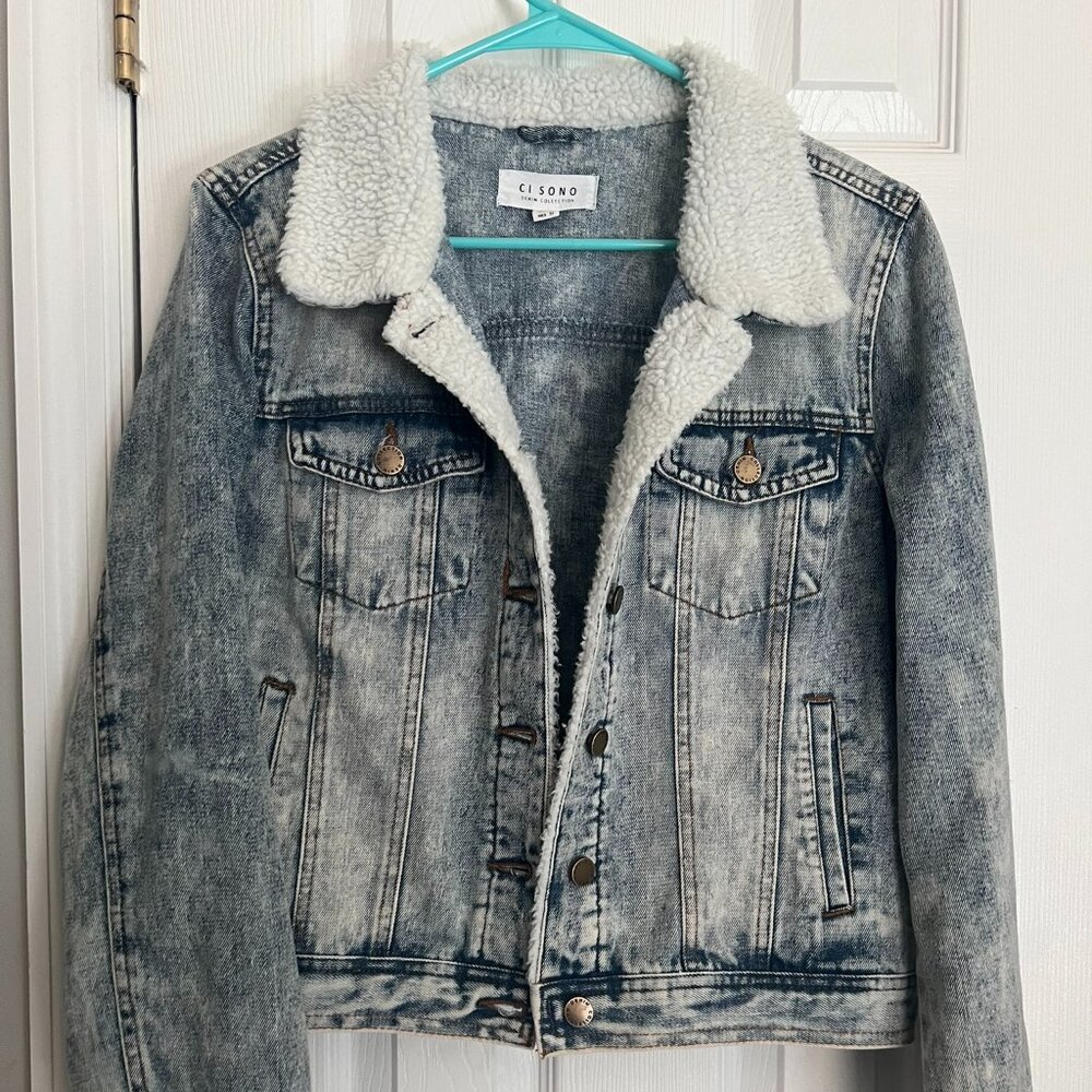 Sherpa Lined Jean Jacket